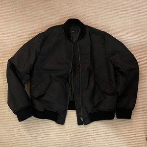 Uniqlo Black Bomber Jacket